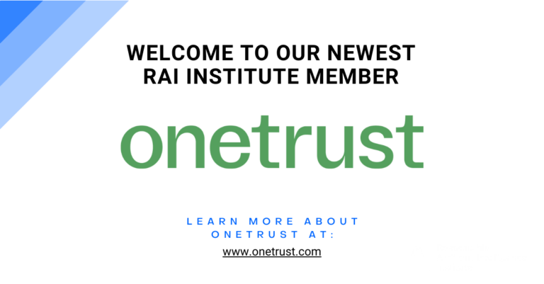 OneTrust Joins Responsible Artificial Intelligence Institute