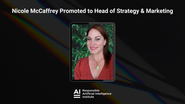 Responsible AI Institute Promotes Nicole McCaffrey to Head of Strategy & Marketing