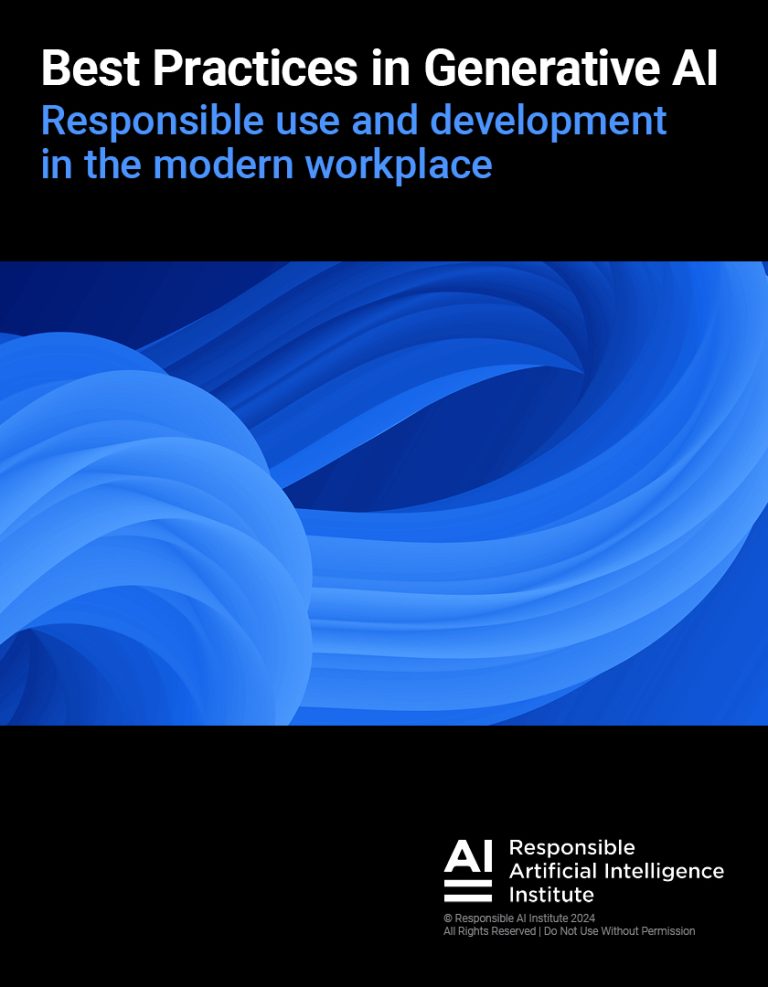 Best Practices in Generative AI: Responsible use and development in the modern workplace