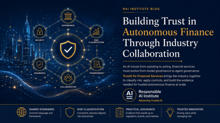 Building Trust in Autonomous Finance Through Industry Collaboration 