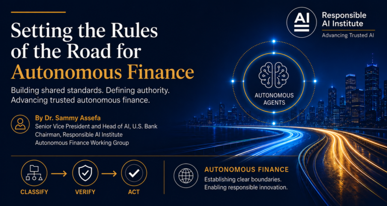 Setting the Rules of the Road for Autonomous Finance
